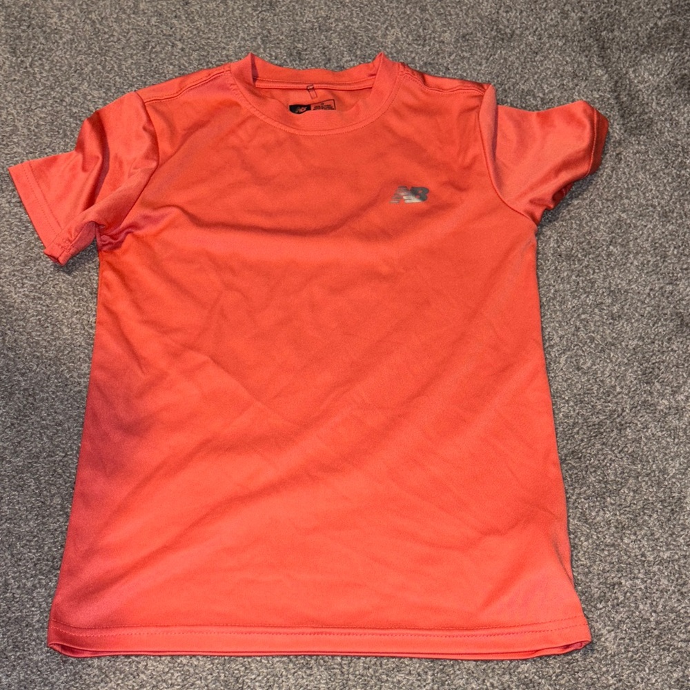 New Balance Vibrant Orange Short Sleeve Tee